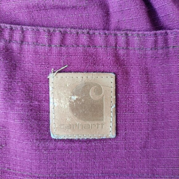 Carhartt Ripstop High-Rise Multi Cargo Bottom Scrub Pants Medium Men Red - Picture 6 of 12